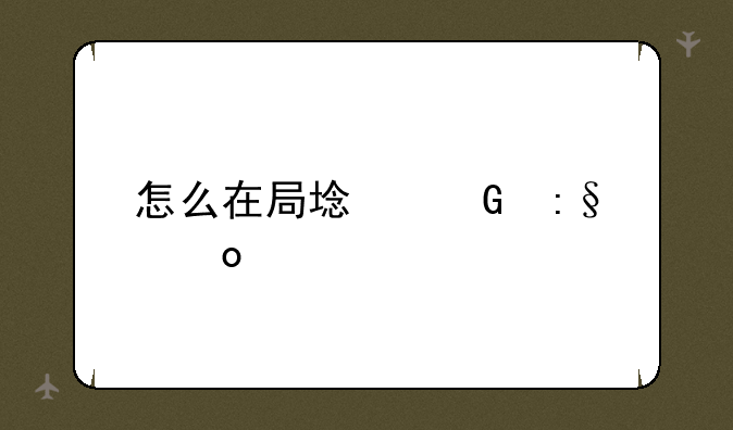 怎么在局域网玩洛奇