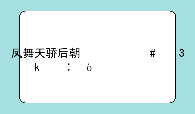 凤舞天骄后期什么职业好？