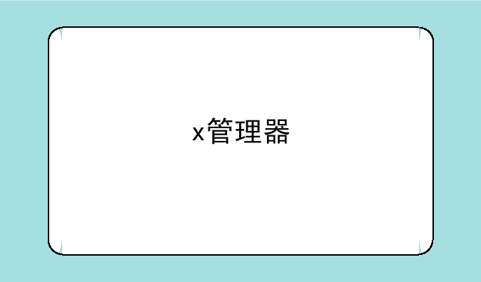 x管理器